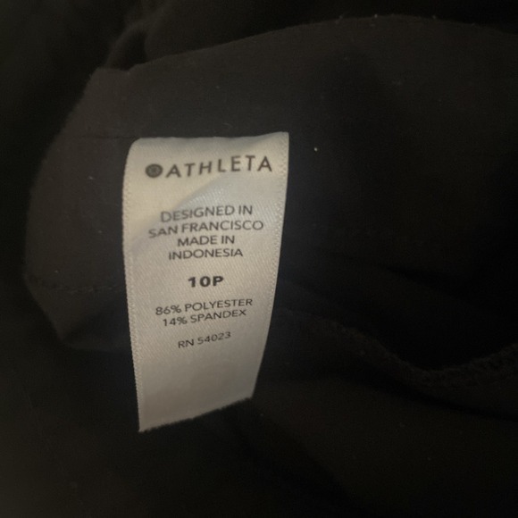 Athleta Avenue Wide Leg Crop Pant Black Size 10 Petite - Picture 7 of 7